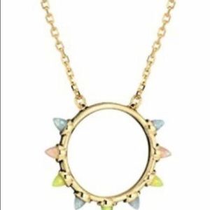 Rebecca Minkoff Jewelry - Rebecca Minkoff Spear Pendant Rainbow Necklace NWT Rebecca Minkoff Jewelry - Rebecca Minkoff Spear Pendant Rainbow Necklace NWT